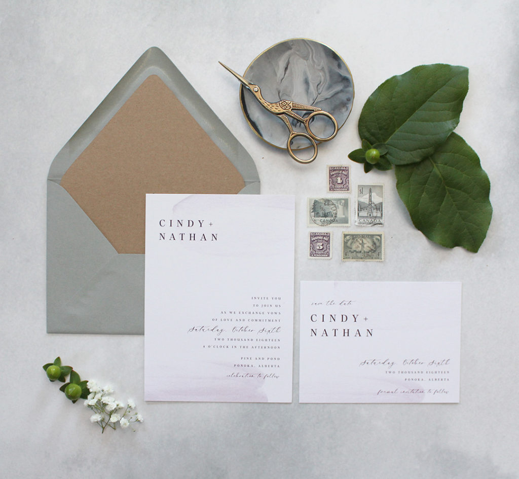 Banff wedding paper products