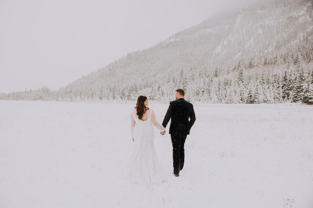 Banff Wedding in the Winter