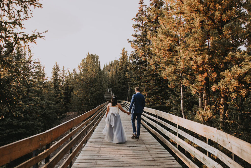 Banff's natural beauty as a wedding backdrop